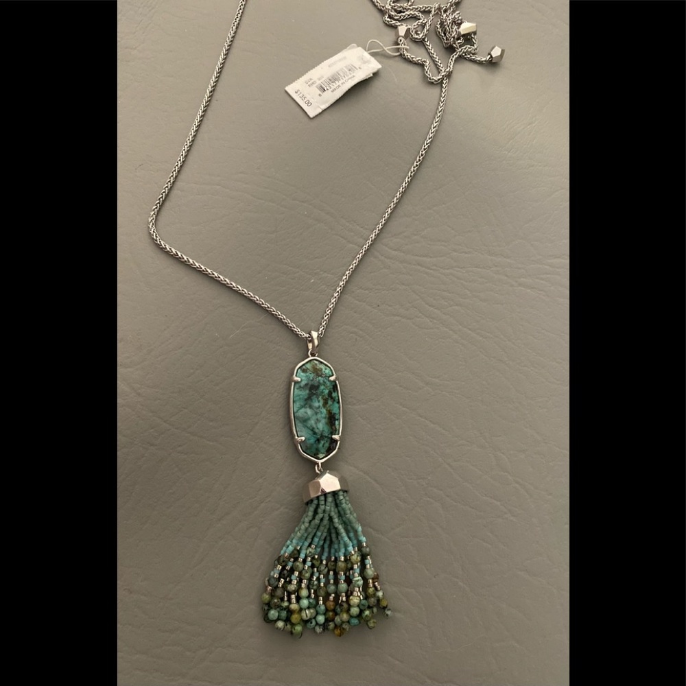 New Kendra Scott Eva African turquoise necklace - Picture 3 of 6